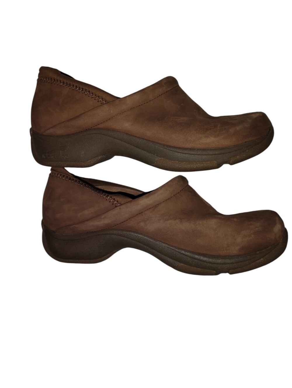 Dansko Brown Nubuck Slip-On Clog Sz 38 (US 8)